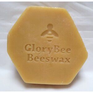 Glorybee Hexagon Beeswax 14.4 oz Block For Crafting DIY Projects and More